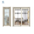 Waterproof  aluminium double leaf sliding door design