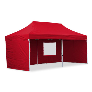 Red color aluminum gazebo canopy tent 3x6