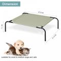 Olive Green Free Standing Polyester Pet Bed