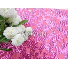 CHIFFON WITH 7MM CUP SEQUIN EMBROIDERY 50 52"