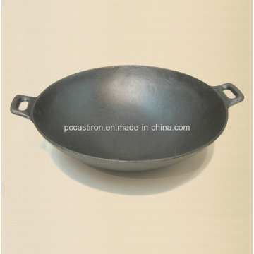 Preseasoned Iron Iron Wok Dia 30cm China Factory