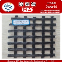 Manufacturer 30kn-800kn/M, PP Pet PVC Coated Polyester Geogrid
