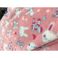 Knit printed Polar Fleece fabric