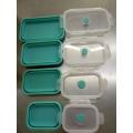 Stackable Food Storage Silicone Lunch Box Food Container