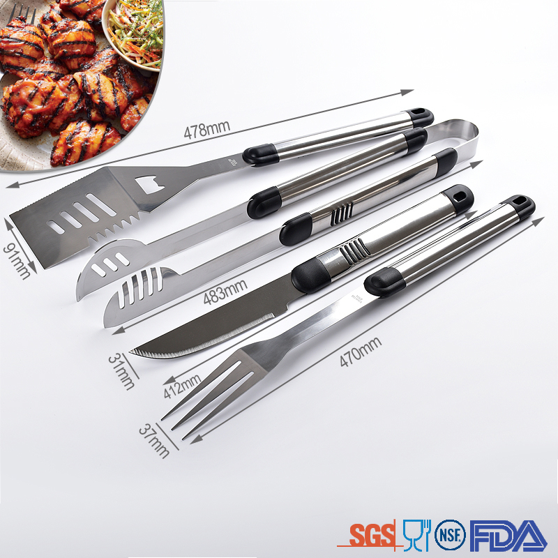 Bbq Spatula Fork Tongs Knife