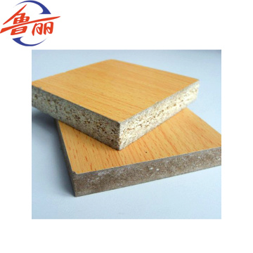 Melamine or veneer faced particle board