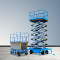 4-16m Manual Movable Scissor Lift hydraulisch mobile elektrische Scherenliftplattform Strom für Luftaufzugsplattform-Plattformausrüstung