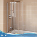 Sally Balbold Bath Screen emoldurou a porta dobrável do chuveiro