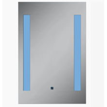 Anti fog rectangular bathroom mirror