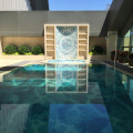 Glass Swimming Pool Tile Flooring Mosaic Art