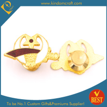 National Emblem Police Badge with Gold Plating From China