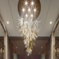 Modern Hotel Personalize el candelabro Proyecto de vidrio