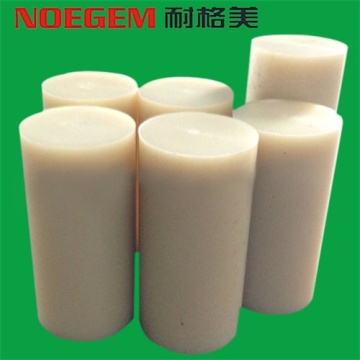 White Beige Nylon Plastic Rod
