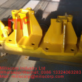 Tower crane reusable fixing foot