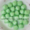 Fashion Jewelry Bicone Acrylic Solid Opaque Beads For Accessory