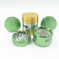 Top Quality Transparent Window Tobacco Accessories Cigarette Smoking Grinder (ES-GD-023)