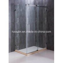 Shower Enclosure with Big Rollers