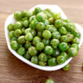 Garlic flavor green peas