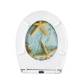 Duroplast Soft Close Toilet Seat in starfish pattern