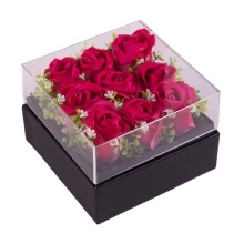 Wholesale customize acrylic box for flower use