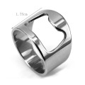 Stainless Steel Ring With Beer Bottle Opener