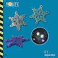 Reflective Snowflake Bicycle Wheel Clip, Bicycle Wheel Spoke Decoration Reflector, Reflective Mount Clip