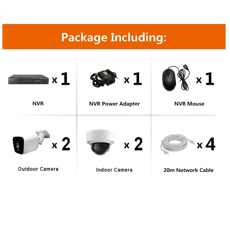 Poe Cctv Kit 1080p