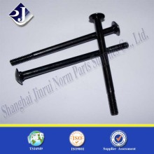 Round Head Black Zinc Plated Carbon Steel Carriage Bolt