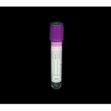 13*75mm Plastic Purple Cap Vacuum Blood Collection Tubes