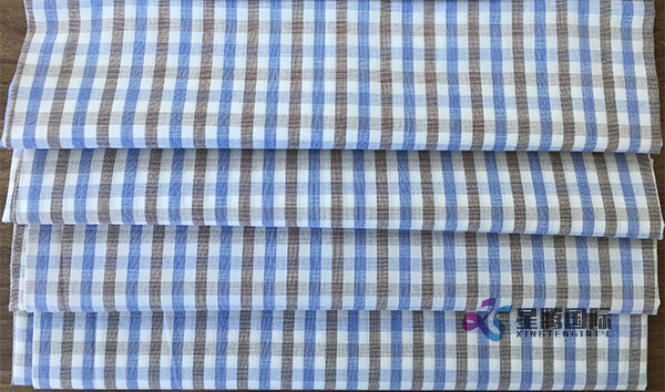 Colorful Checked Cotton Fabric For Shirt