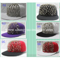 Cotton custom fashion spiked punk cap