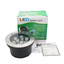 9W wasserdichte LED unterirdisches Licht