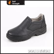 Escritório couro, sapatos de segurança com biqueira de aço (SN5197)