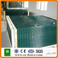 green PVC coated folds top mesh fence