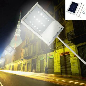 15 LED Solar Lampe Solar Powered Panel LED Straßenbeleuchtung Outdoor Garten Pfad Spot Wand Notleuchte Luminaria