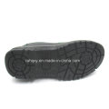 Hot Black Leather Basic Safety Shoes (HQ01016)