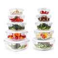 Seal Storage Glass Salad Jar With Airtight Lid