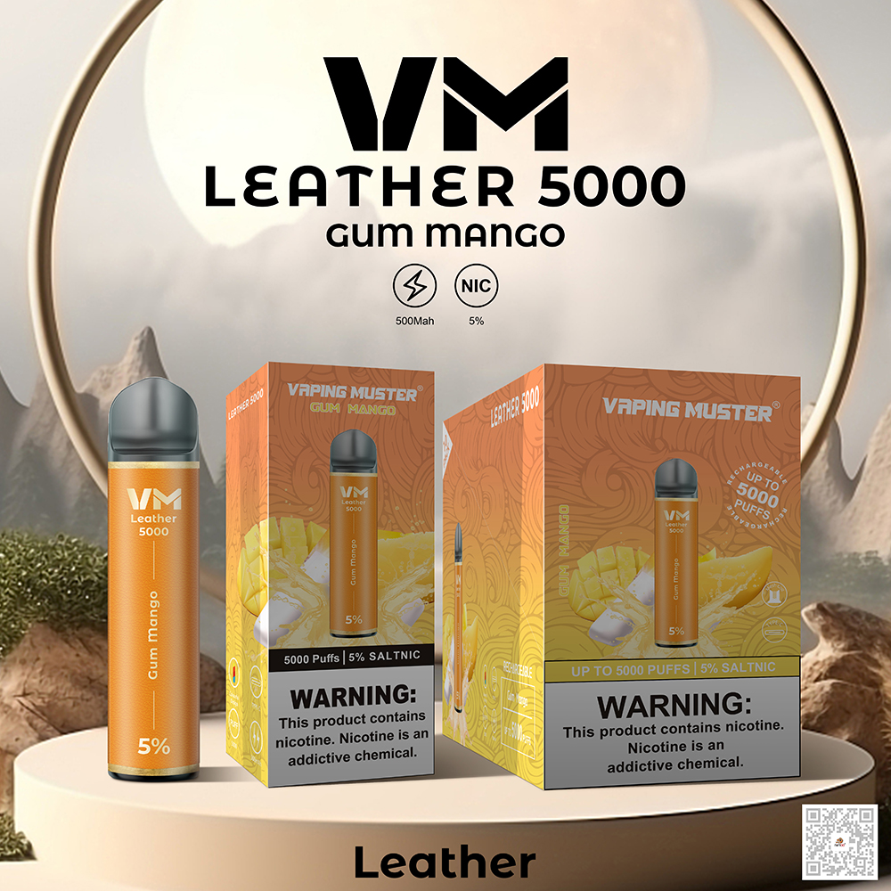 Leather Electronic cigarette 5000 Leather Electronic cigarette 5000