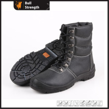 Geniune Leather Safety Boots with Fur Lining and Steel Toe (Sn5186)