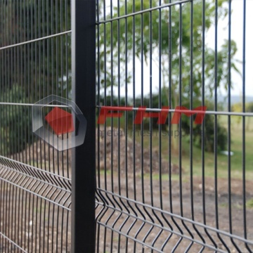 Clôture soudée par courbure galvanisée enduite de triangle