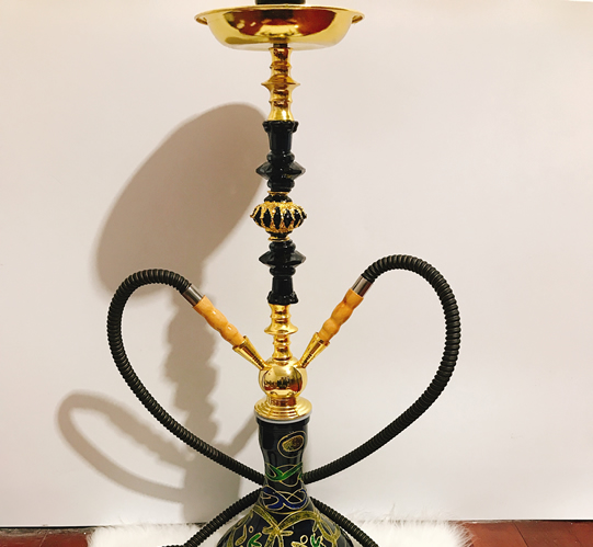 Easy cleaning of black glass hookah