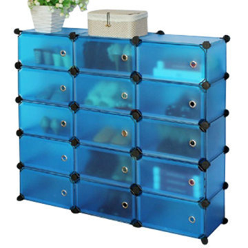 Hot vendendo 15 cubos de plástico funcional gabinete de armazenamento