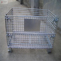 Cage de stockage en acier pliable pliable à prix de vente entier