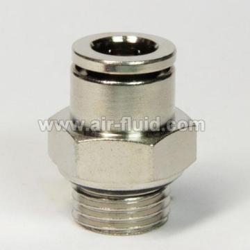 Straight Male adaptor BSPP Thread Pneumatic Metal-Push-in- Fittings