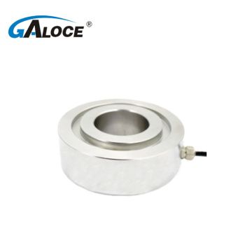 Washer type donut miniature load cell sensor 10t