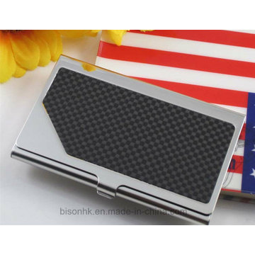 High Quality Stainless Steel Carbon Fiber Business Card Holder