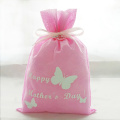 Pink Butterfly Mother's Day Gift Packaging Bags