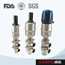 Válvula de desvio de fluxo pneumático de aço inoxidável (JN-FDV1002)