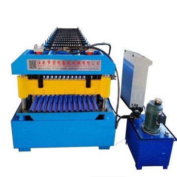 Aluminum Glavanized Corrugated Roofing Sheet Making Machine