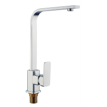 Square Brass Kitchen Faucet Mixer Tap